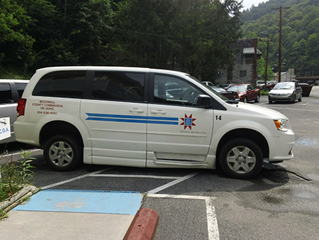 McDowell County Commission on Aging van.